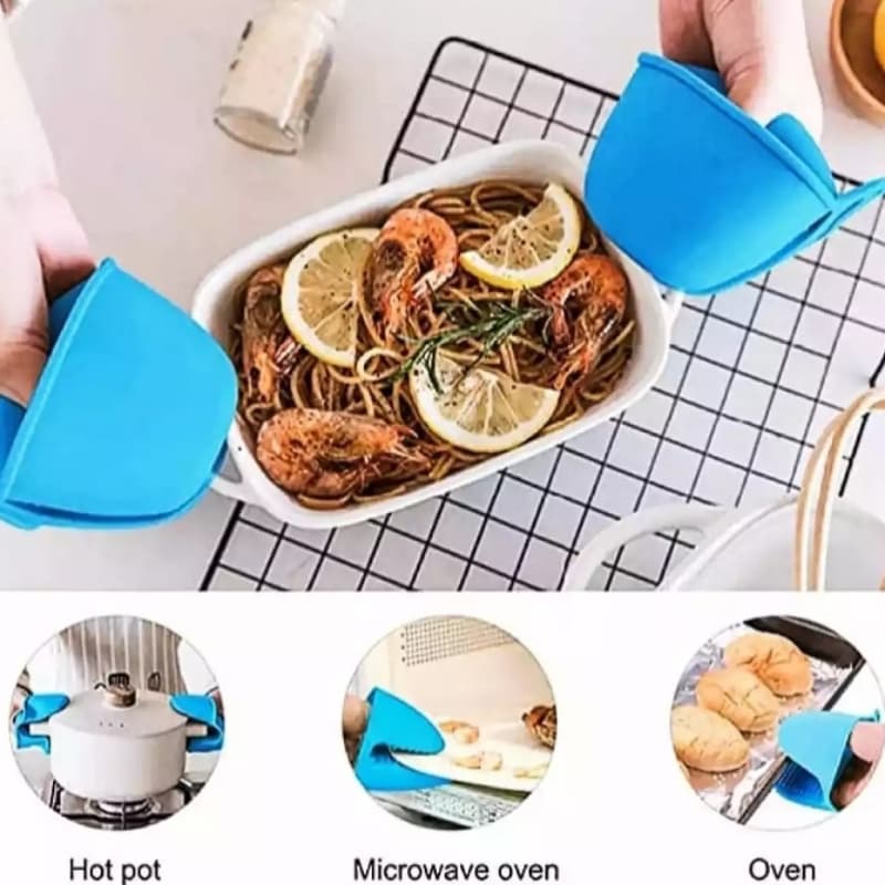 2 pairs mini oven gloves heat resistant